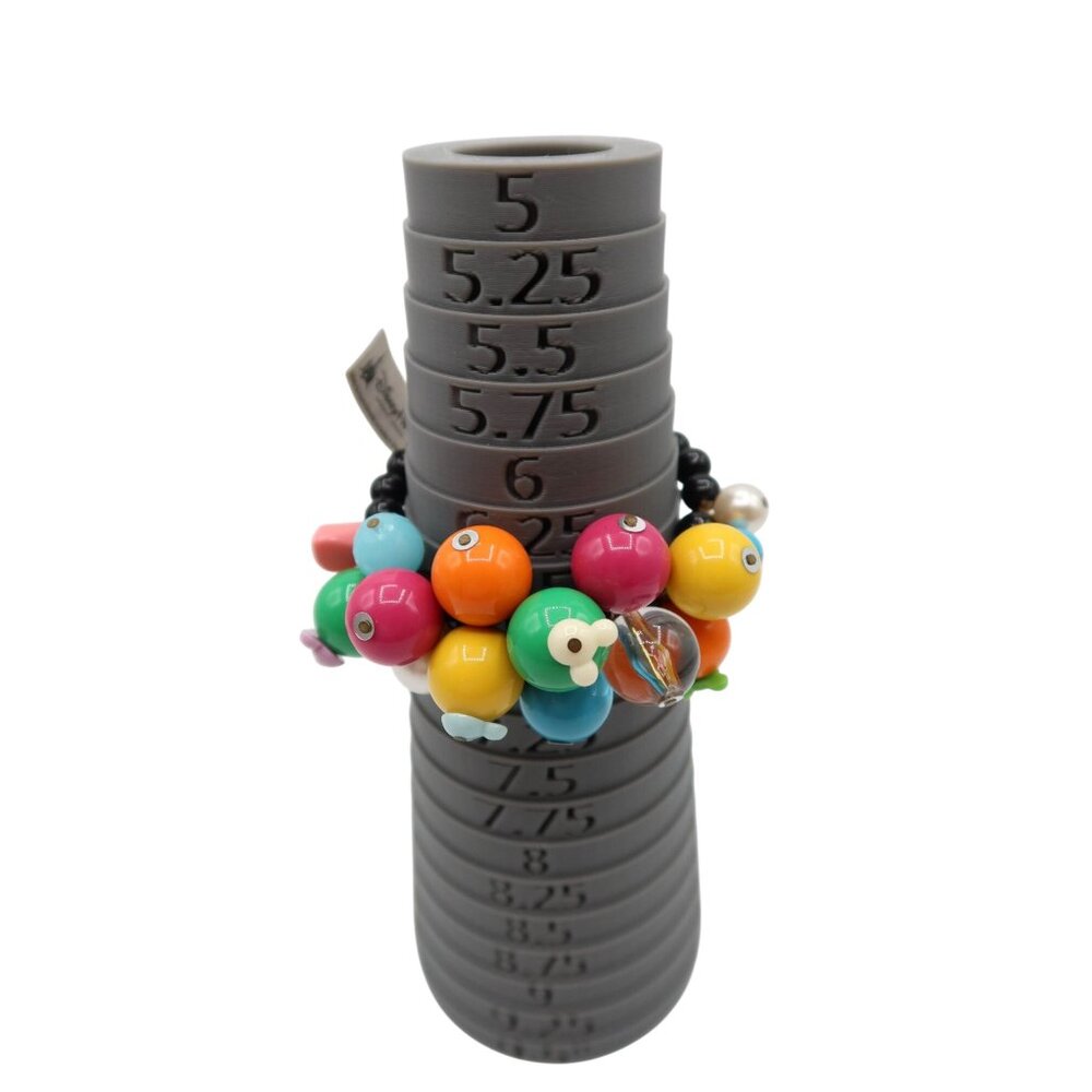 DISNEY PARKS Bauble Cha Cha Mickey Mouse Ears Stretch Beaded Bracelet Colorful - Picture 6 of 6